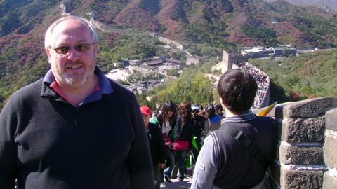 Andy Booth at the Great Wall 